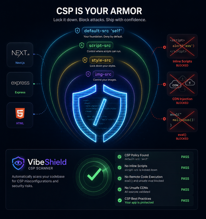 5 Security Headers Every Vibe-Coded App Needs